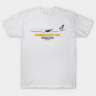 Boeing B777-300 - Singapore Airlines "Star Alliance Colours" T-Shirt